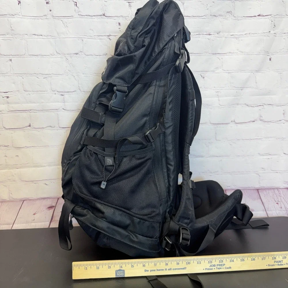 The North Face Terra 45 Backpack Black Hiking Travel Internal Frame Bag